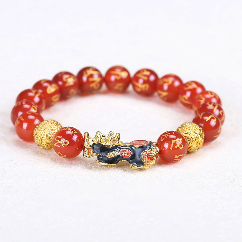 Temperature-changing color Pixiu bracelet