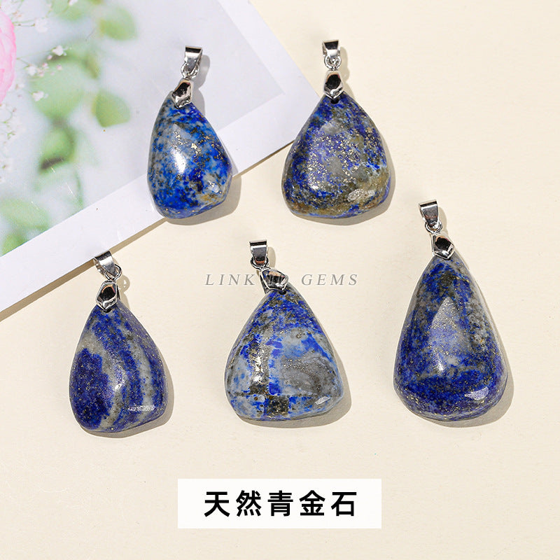 Crystal irregular rough stone pendant