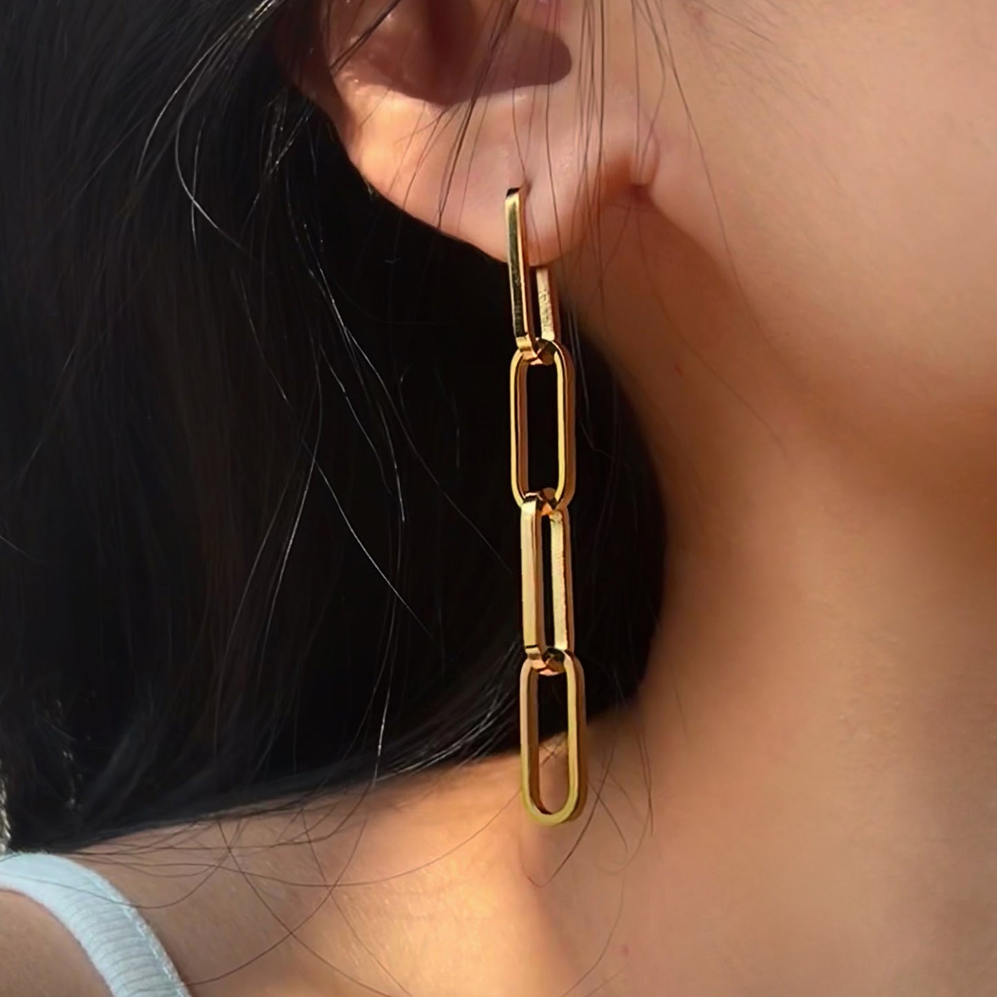 Pendientes de mujer Pendientes de cadena larga Joyas 