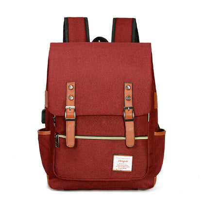 Vintage Outdoor Canvas Travel Backpack