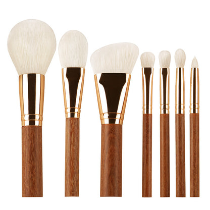 Golden Sandwood White Lamb Hair 6-Piece Makeup Brush Set