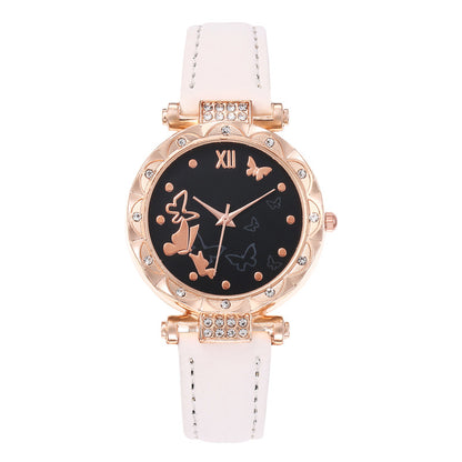 Butterfly Casual Versatile Ladies Belt Watch