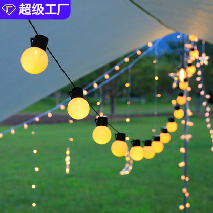 LED outdoor rainproof solar bulb light string