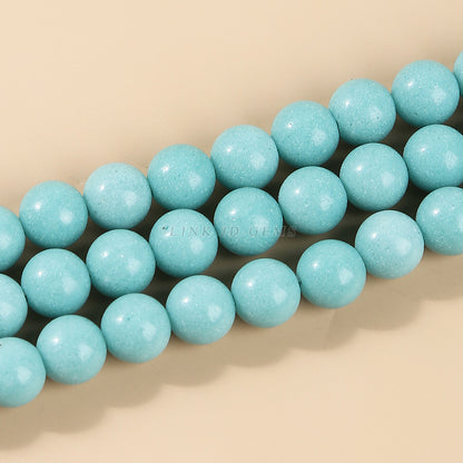 Luminous stone loose beads fluorescent stone beads