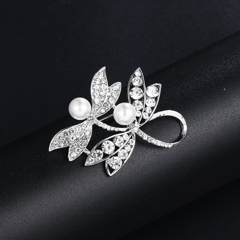 Accessories Butterfly Pearl Brooch