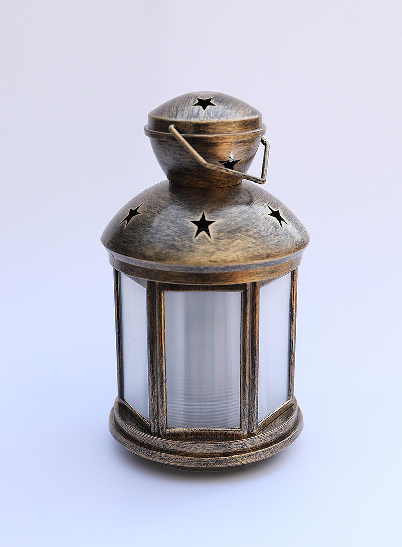 Retro Flame Outdoor Camping Lantern Marquee