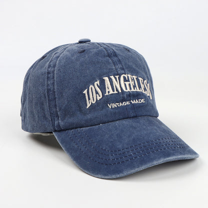 Vintage Letter Embroidered Cap