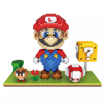 Mario Scene Micro Brick Set, Children's DIY Building Toy