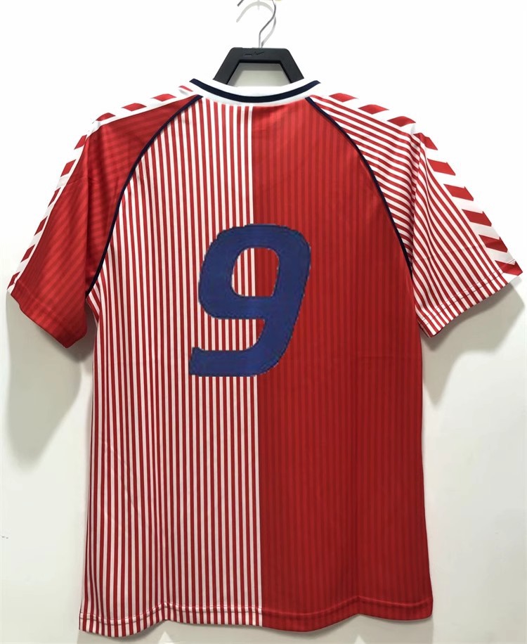 86 WC Denmark Laudrup Retro Home Away Jersey