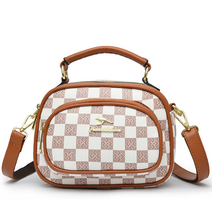 Retro printed atmosphere light luxury versatile bag