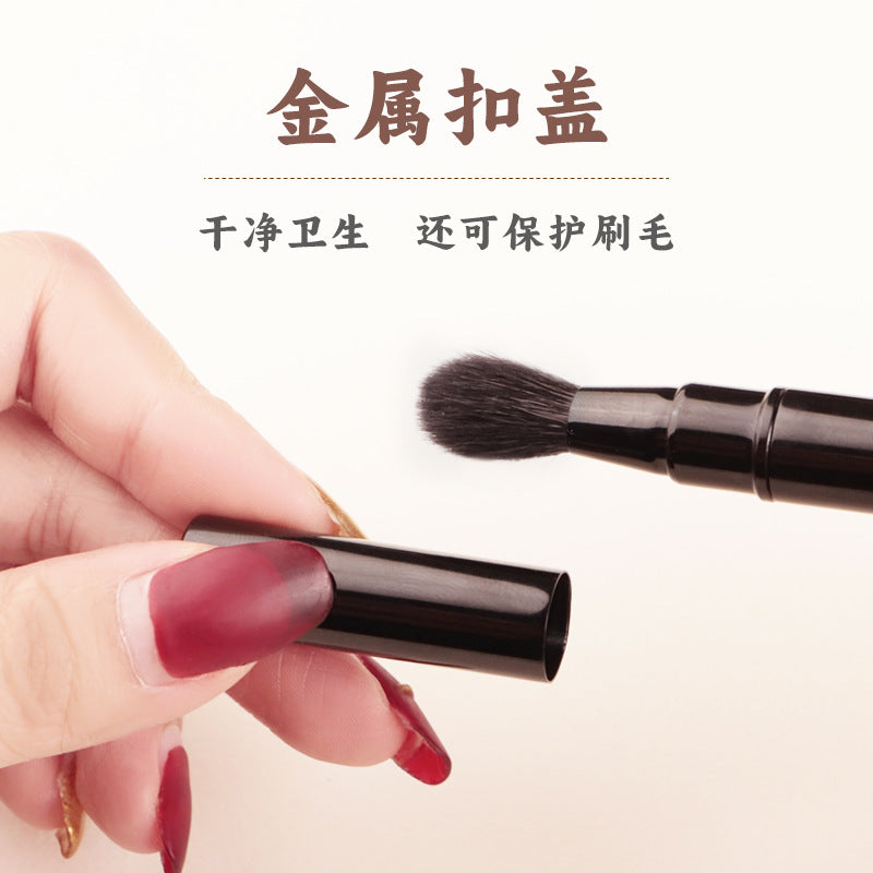 Portable Dual-Head Retractable Eyeshadow Blending Brush