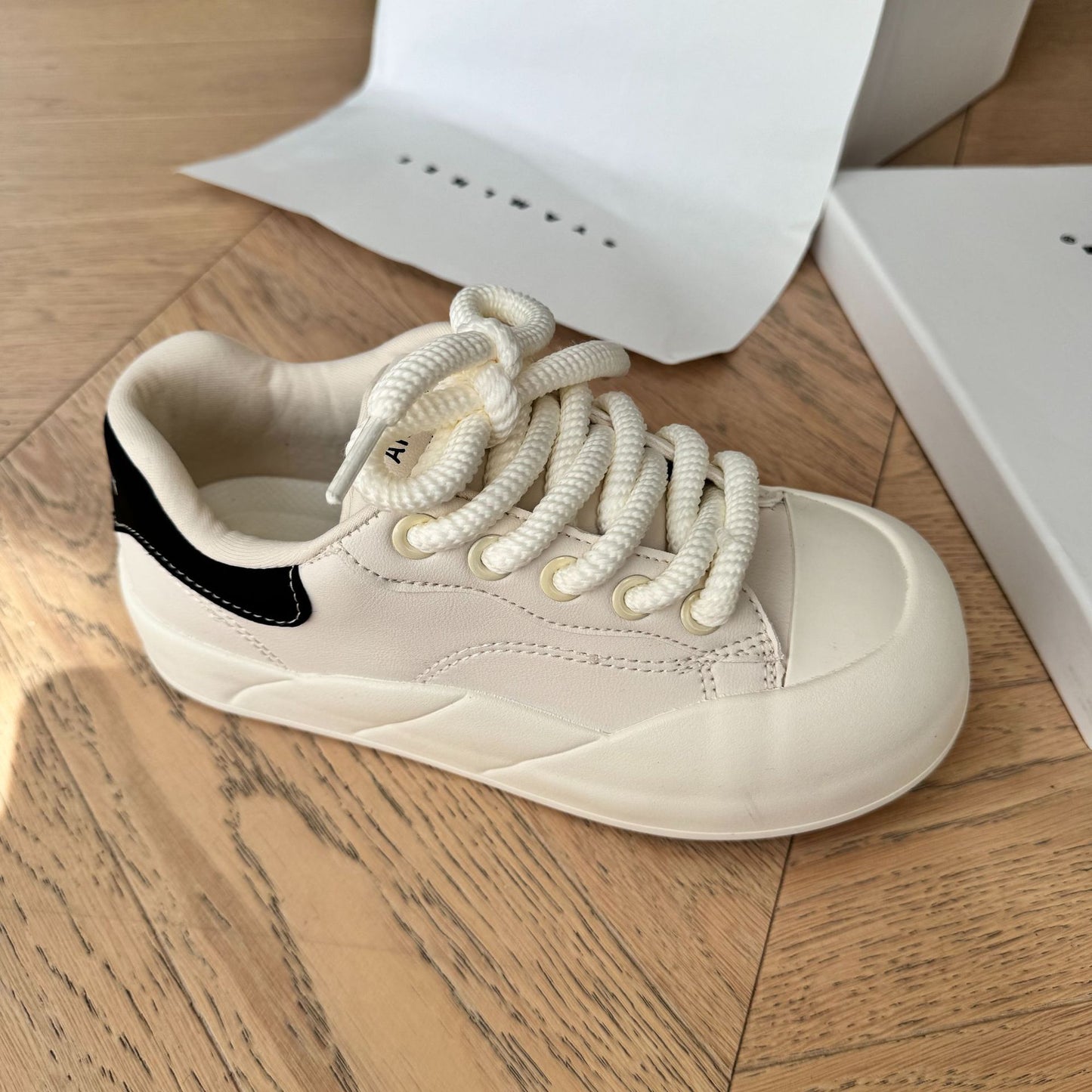 women's big toe white platform shoes