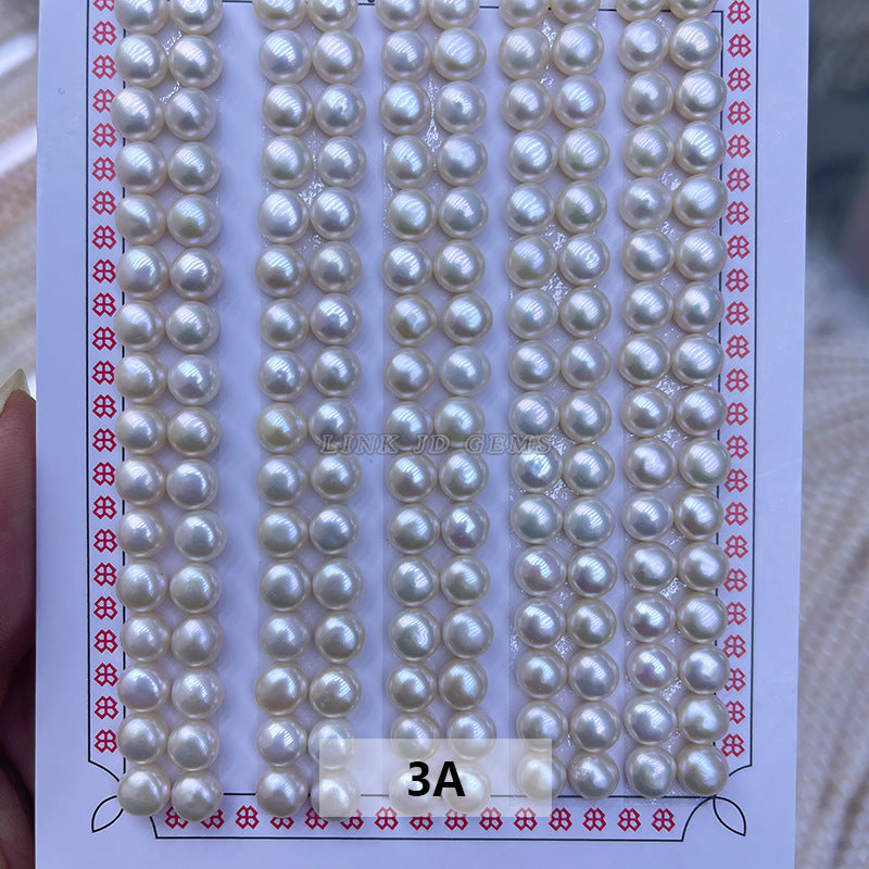 4A grade natural freshwater white pearl loose beads