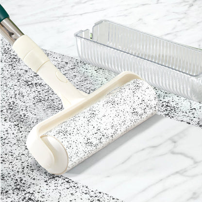 Extended Lint Roller Long Handle Brush