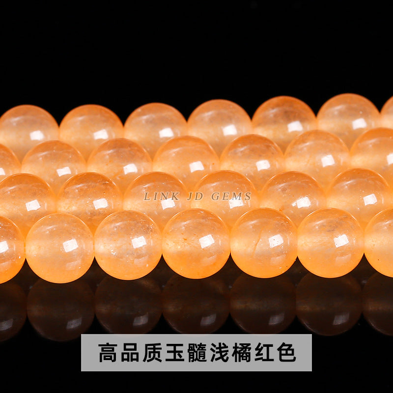 Color jade beads DIY jewelry accessories wholesale