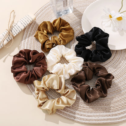 Women's large hair band solid color hair accessories