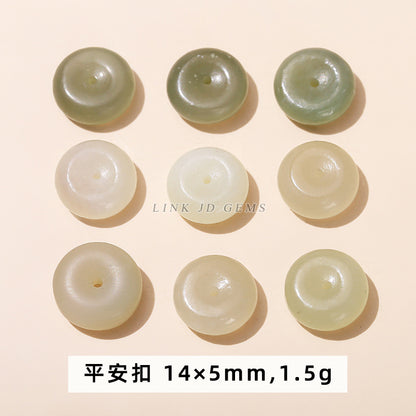 Accesorios para tallado de jade hetiano de material Qinghai natural 