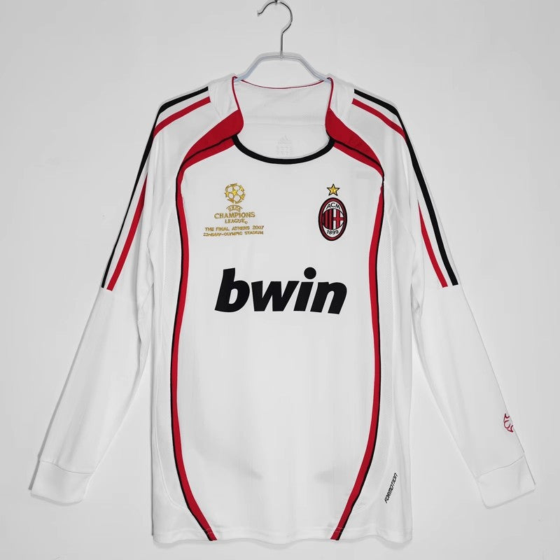 06-07 AC Milan Retro Final Home Away Long Short Sleeve