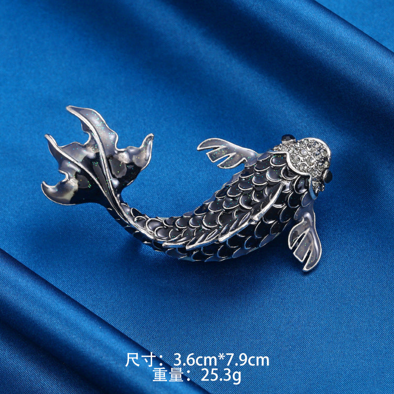 Lucky Koi Brooch