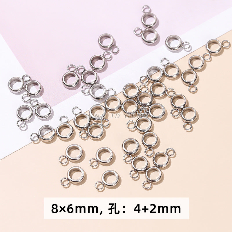 Stainless steel hammer beads loose beads