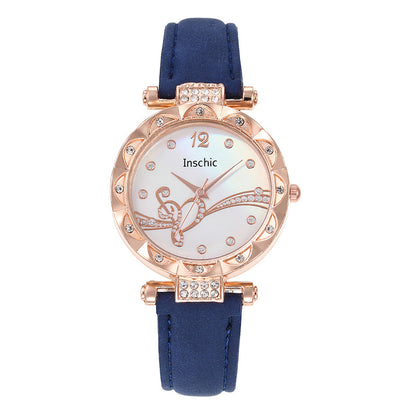 Cross-Border Heart Dial Women's Quartz Watch