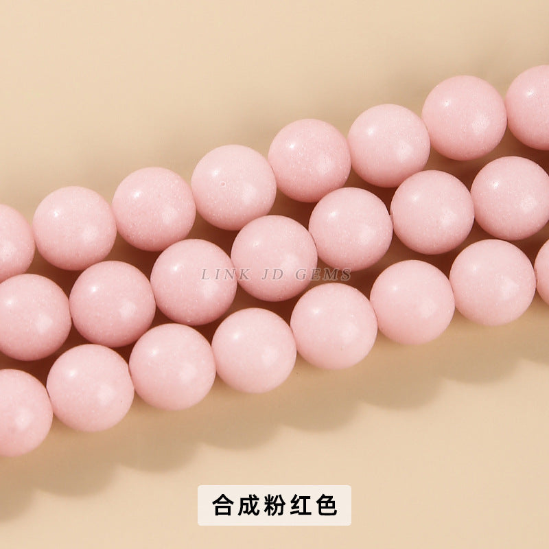 Luminous stone loose beads fluorescent stone beads