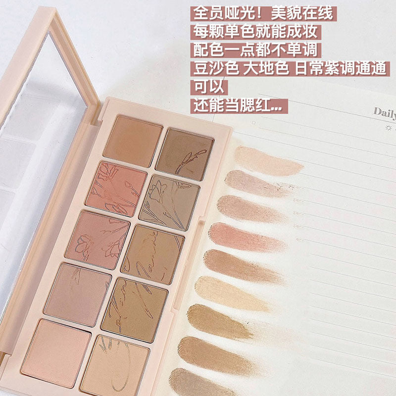 Paleta de sombras de ojos Stardust de 10 colores 