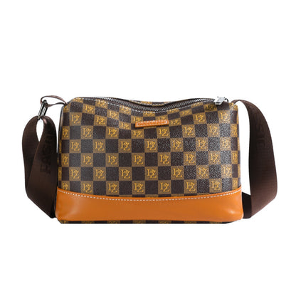 Retro checkerboard bag simple