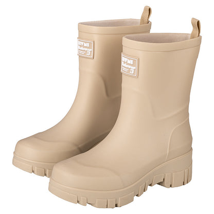 Rain shoes women's thick soles are wear-resistant and anti-wear.