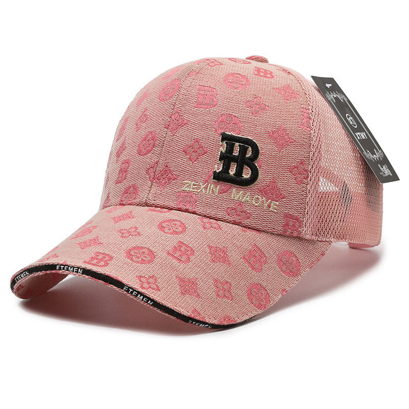 Luxury Mesh Embroidered Duckbill Cap