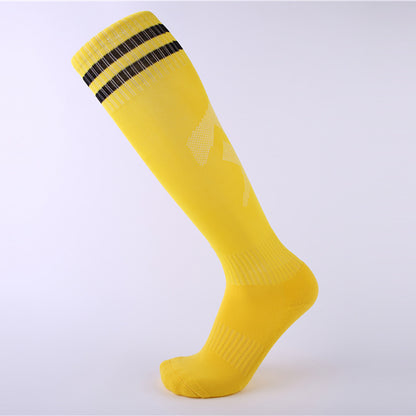 Two-Stripe Long Soccer Socks Thick Cushion