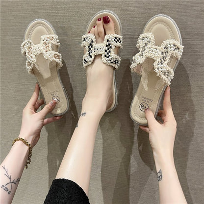 Flat-bottomed slippers women's shoes wholesale