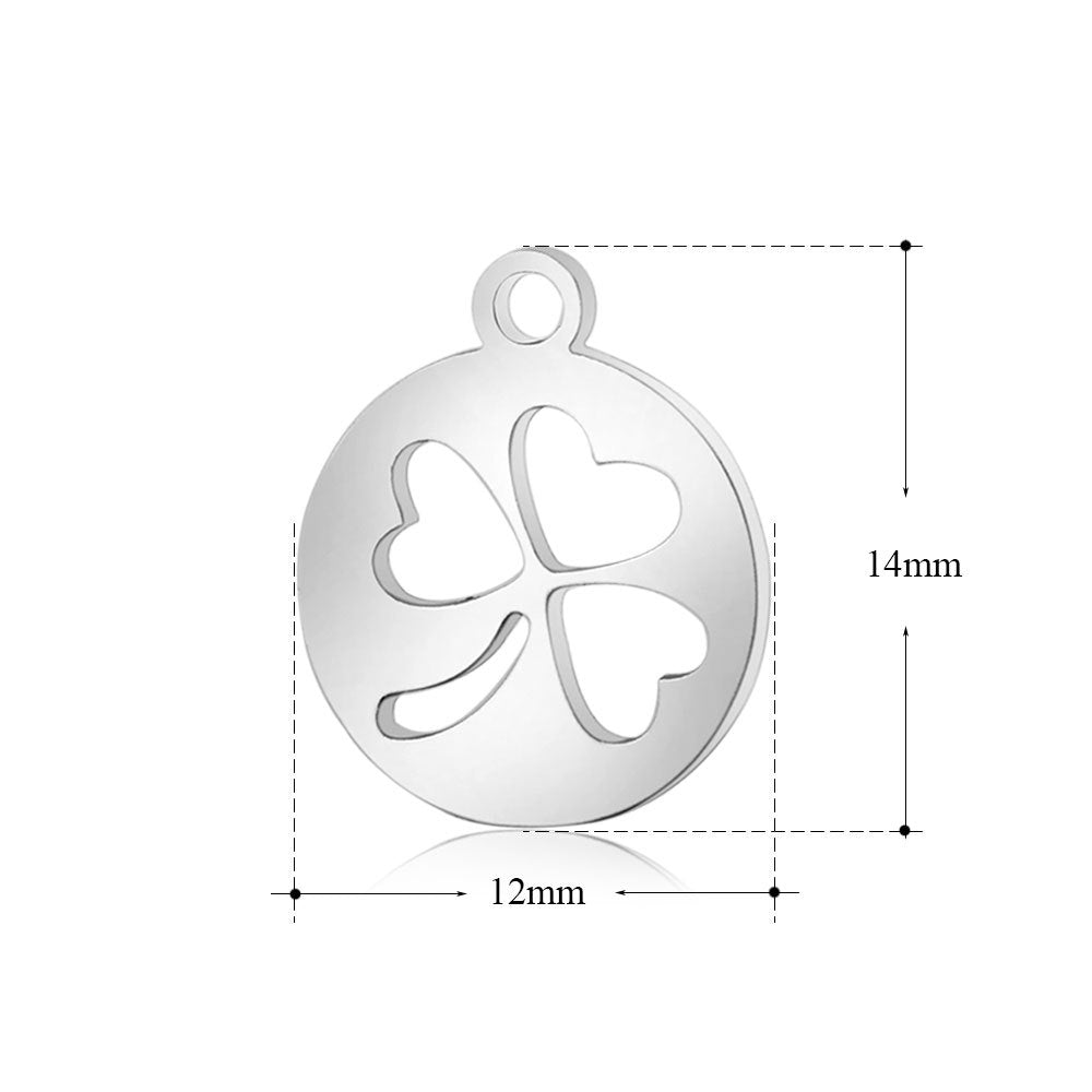 10 pcs/heart-packed sun yoga star moon pendant