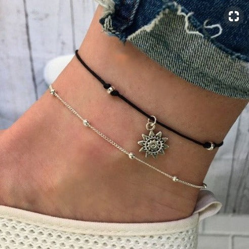 Vintage Bead Beach Anklet