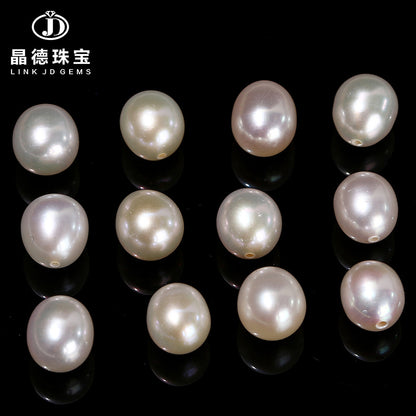 Natural freshwater pearl half hole