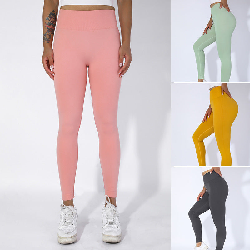 In-Stock High-Waist Seamless Butt-Lifting Yoga Pants