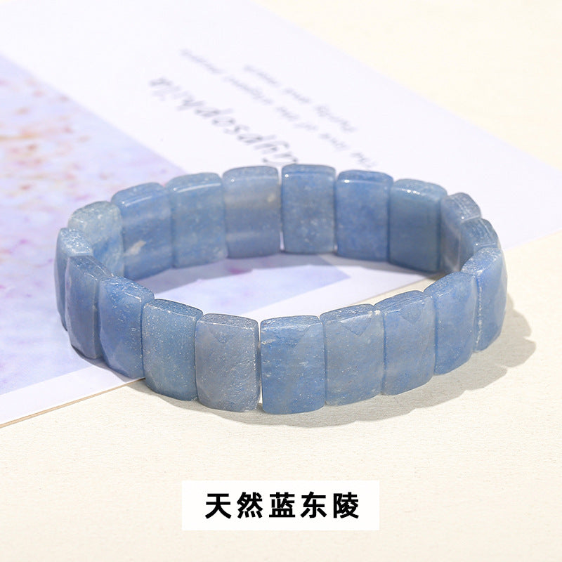 Natural Dongling jade cut surface hand row