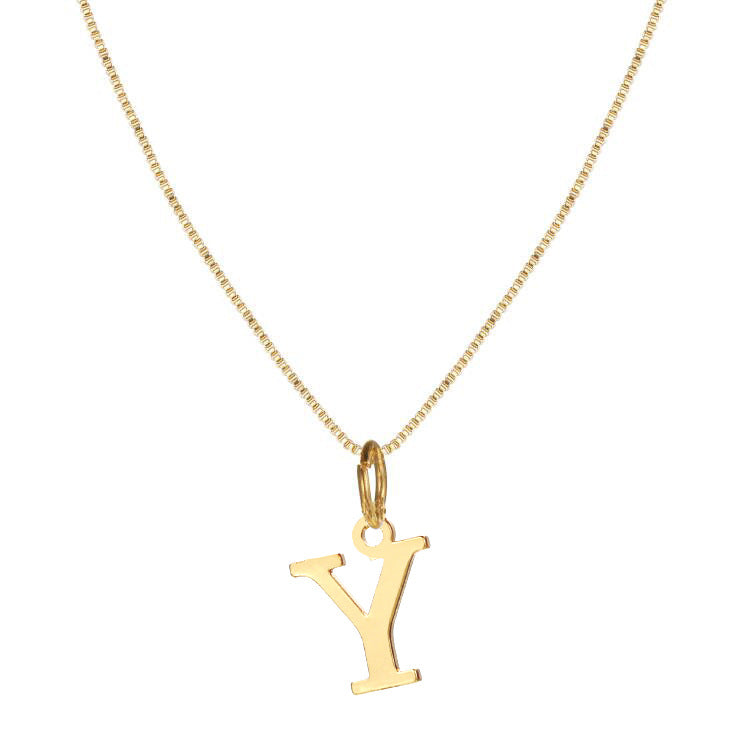 26 letters necklace simple