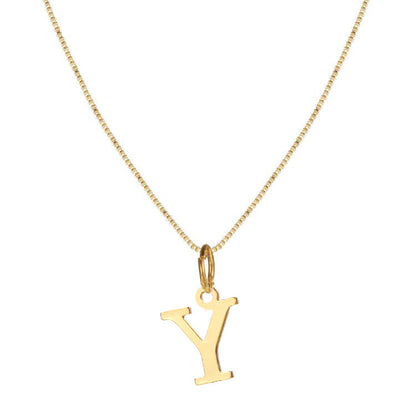 26 letters necklace simple