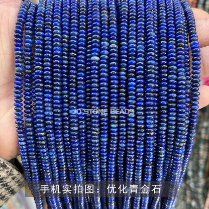 4 * 2Mm natural jade abacus beads loose beads