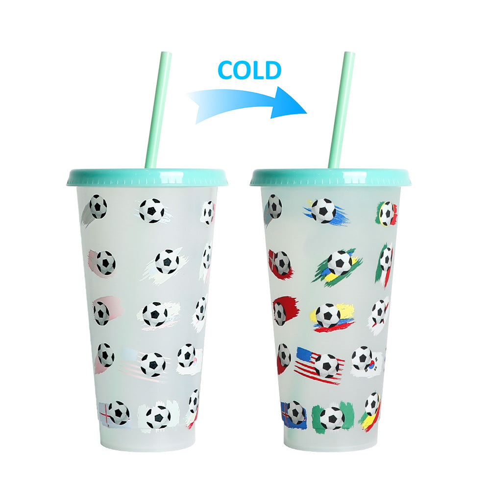 710Ml temperature-sensitive plastic color-changing cup