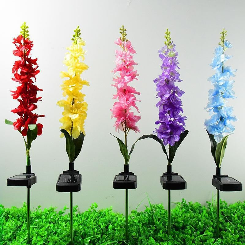 Solar Hyacinth Light Outdoor Waterproof Artificial Flower