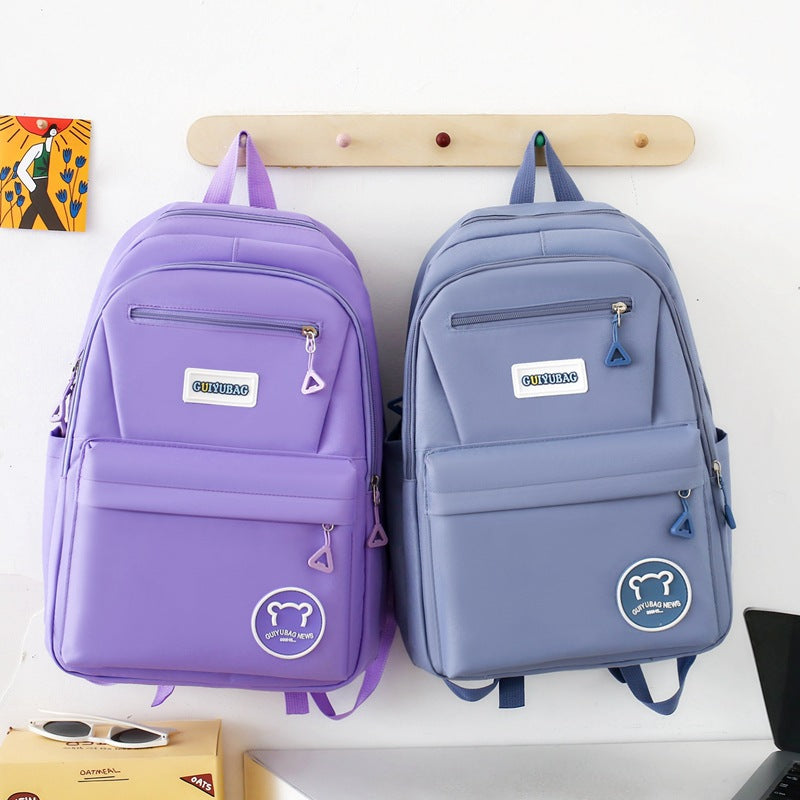 4-piece student lightweight large capacity backpack