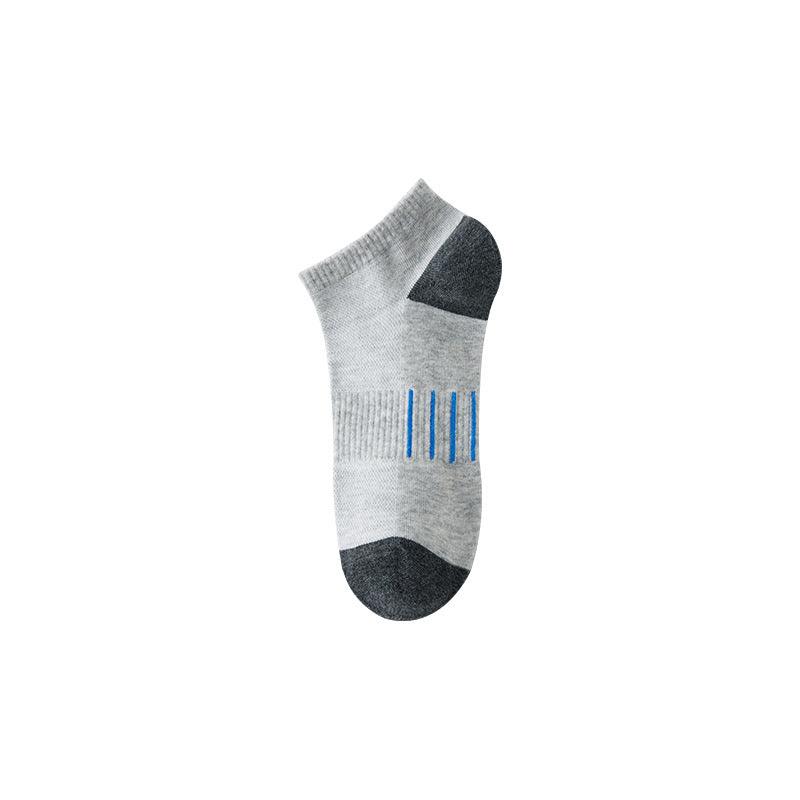 Spring-Autumn Thin Lettered Men's Ankle Socks