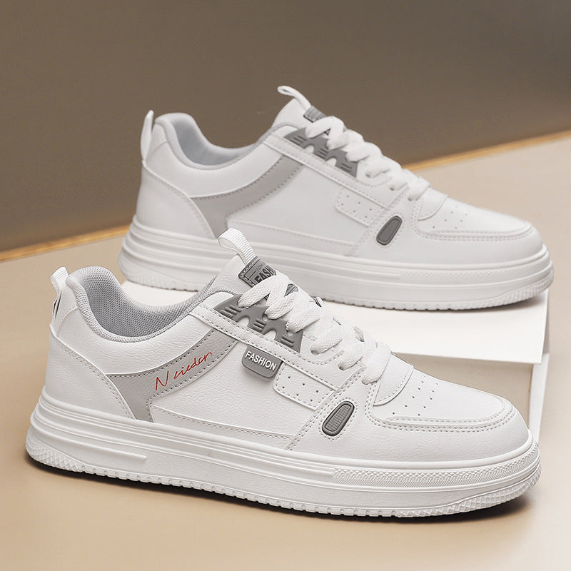 Leather Lightweight White Sneakers