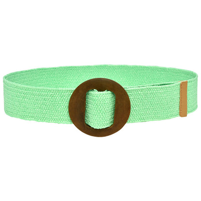 Women's canvas elastic belt