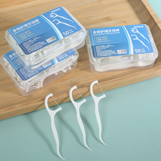 High-Tensile Dental Floss Picks, Portable Toothpicks, Tooth Gap Cleaner