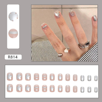 Fall Sweet Cute Wearable Fake Nails