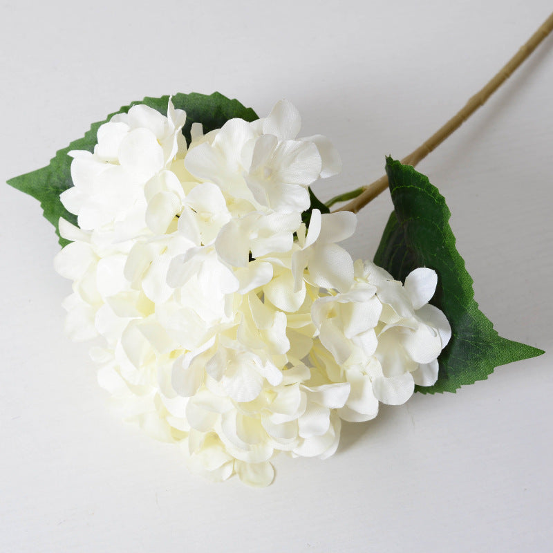 Artificial Hydrangea with Leaves Artificial Flowers Wholesale