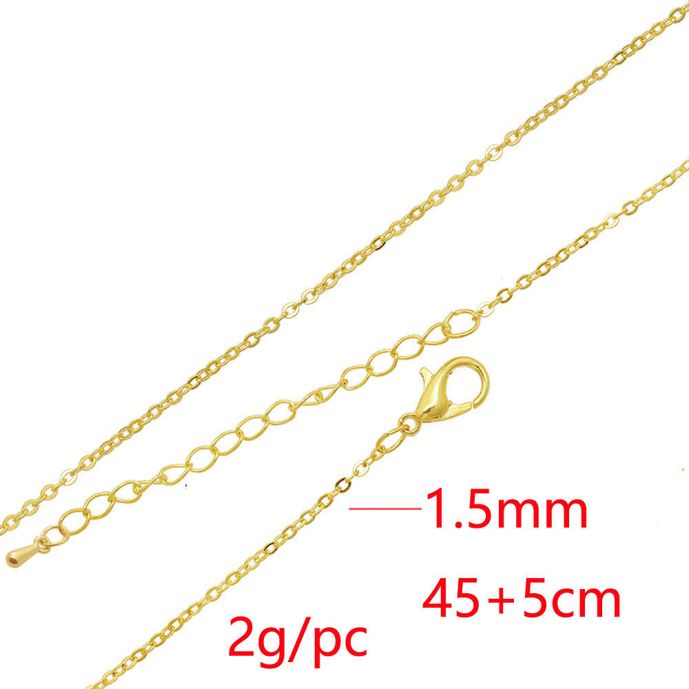 100 pieces/bag 45 + 5DIY handmade jewelry necklace women's o-chain